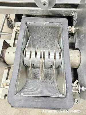 Stainless Hammer Mill by Fitzpatrick – Screw Feeder, Mounted on Casters