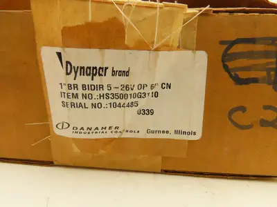 Dynapar HS350010G3110 Rotary Encoder Incremental 5-26V 10 PPR 1" Through Shaft