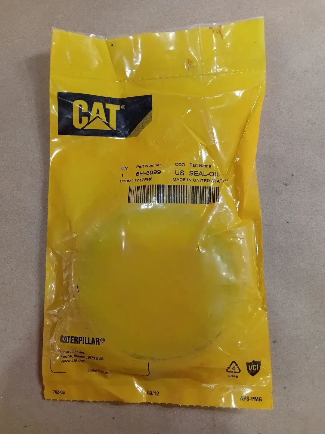 NEW CATERPILLAR 6H-3999