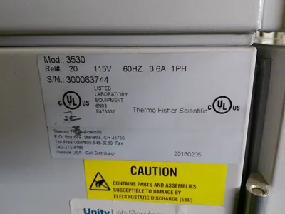Fisher Scientific Isotemp 3530 Water Jacketed C02 Incubator (Base Not Included)