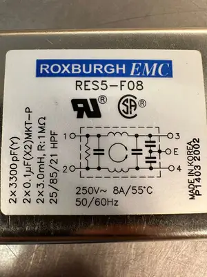 Roxburgh Emc RES5-F08 250V~ 8A/55*C 50/60 Hz (2.1.3)