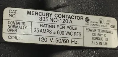 Used MDI 335NO-120A PLC Contactors Michigan US | Ideal Machinery #1310430
