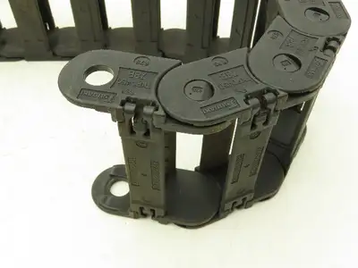 Tsubaki Energy Chain Cable Carrier 15/16 x 3 x 48" Length Lot of 2