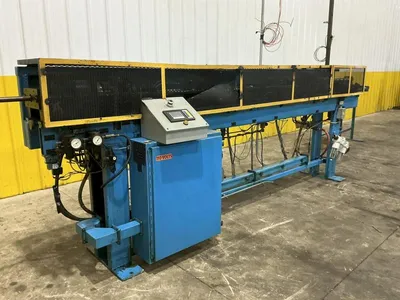 7/8" CROWN UNLIMITED MODEL #STCOS M-7 TUBE STRAIGHT & CUTOFF MACHINE: YOBRO #25338