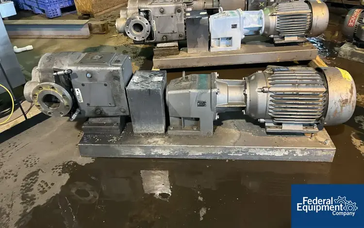 Used Waukesha 4" Waukesha Rotary Lobe Pump, S/S, 15 HP, Model 5070 Pumps Ohio US | Federal Equipment Company 10 #129353