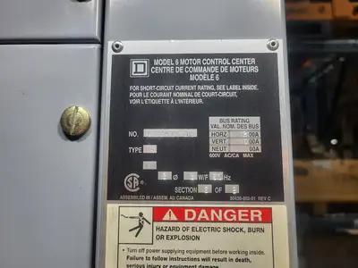 USED SQUARE D MODEL 6