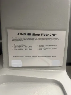 2018 AIMS REVOLUTION HB 8.10.6 Coordinate Measuring Machines | Tight Tolerance Machinery (8)