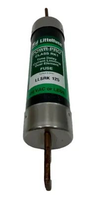 NEW LITTELFUSE LLSRK-125 RK1 TIME DELAY FUSES 600VAC LLSRK125