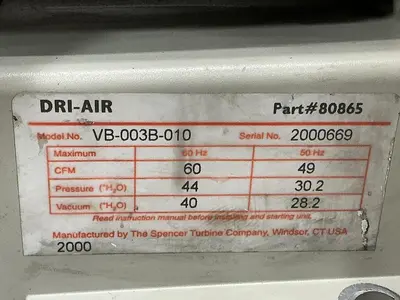 USED SPENCER 34H203-0232G1