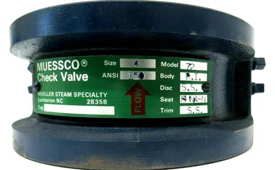 NEW MUELLER MODEL 72 MUESSCO CHECK VALVE SIZE 4