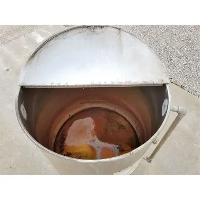 Used Stainless Steel Liquid Tank - 140 Gallon