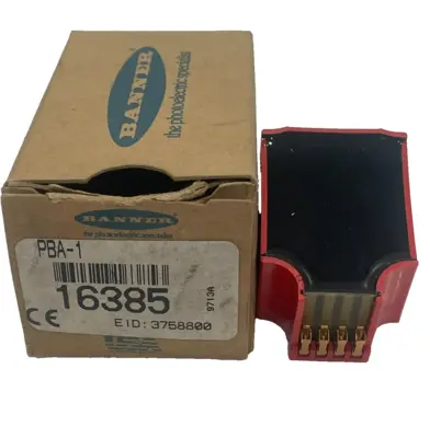 NEW BANNER ENGINEERING PBA-1 WIRE POWER BLOCK 16385 PBA1