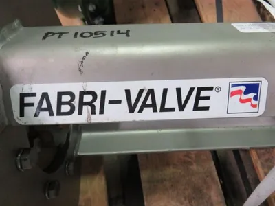 NEW Fabri-Valve 14"-150 knife gate valve, hand wheel gear operated