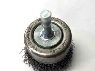 N/A | Crimped Wire End Brush 2" Diameter SHELFWARE - New – Open box