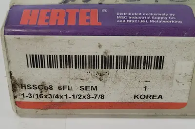 New | in-Stock HERTEL HSS CO8 6FL SEM Misc Industrial Equipment Kentucky US | Aucto #686928