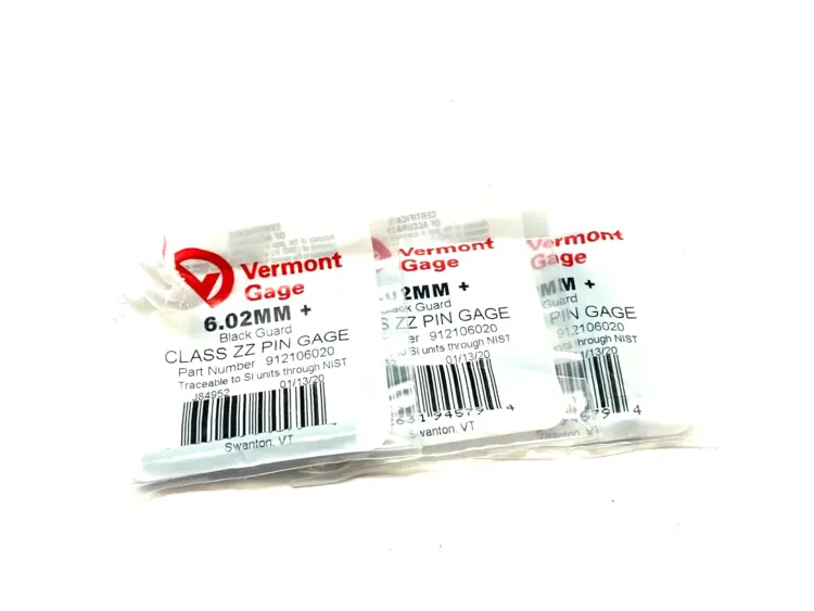 Used VERMONT GAGE BLACK GUARD CLASS ZZ PLUS PIN GAGE Pins | Maverick Industrial Sales #1112324