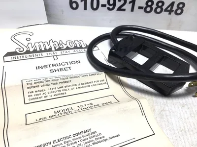 Simpson Line Splitter Model 151-2 Cat # 00544