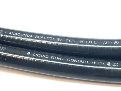Used Anaconda Liquid-Tight Flexible Metallic Conduit FT1 1/2" 7FT Conduits Michigan US | Maverick Industrial Sales #1400512
