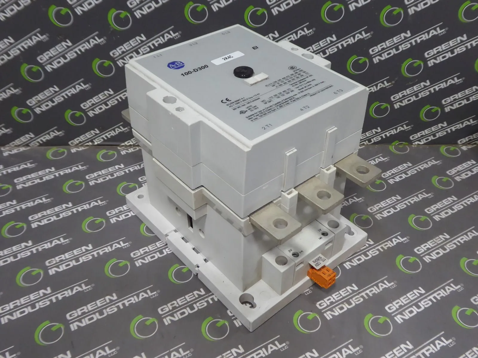 Allen Bradley 100-D300 2K4C EI Isolation Contactor 110-130V Coil 340A Used