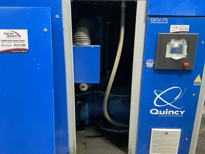 Used 2017 QUINCY COMPRESSOR QGV75 Rotary Screw & Sliding Vane Air Compressors Ohio US | HGR 24 #1446132