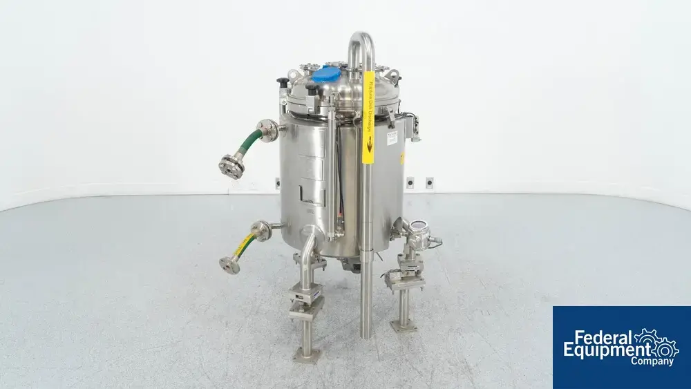 USED Allegheny Bradford 100 Liter Allegheny Bradford Reactor, S/S, 30/75#