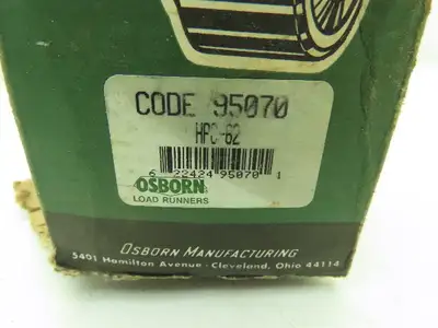 Osborn 95070 HPC-62 Heavy Duty Load Runner Cam Follower Idler Rollers Lot of 2