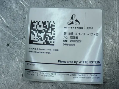 New | in-Stock WITTENSTEIN SP 100SMF1101E12S Motors (misc) Ohio US | HGR 24 #1048327