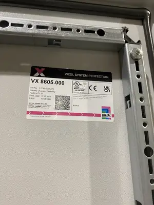 New | in-Stock RITTAL VX 8605000 ENCLOSURE FRAME BASIC WITH BACK PLATE Electrical Boxes | Maverick Industrial Sales #1119767