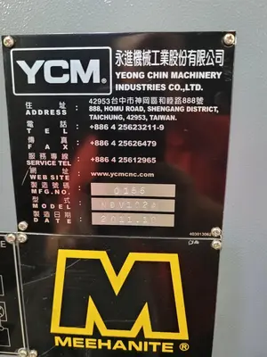 Used 2011 YCM NDV102A Vertical Machining Centers Minnesota US | Orca Machine Tools, Inc. #1262783