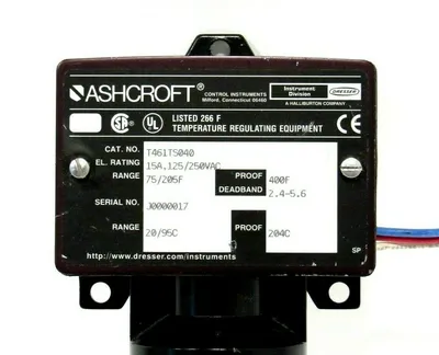 NEW ASHCROFT T461TS040 PRESSURE SWITCH