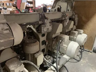 USED WEINIG UNIMAT 23 E, 6-HEAD MOULDER