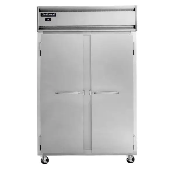 New | in-Stock Continental Old Stock 52" Continental 2FN Stainless Solid Door Reach-In Freezer 120V Freezers Illinois US | Falcon Restaurant Supply #1375832