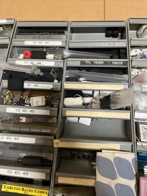 Huge Electrical Lot Circuit Board Repair Resistors, Transitors, Chips, Fuses