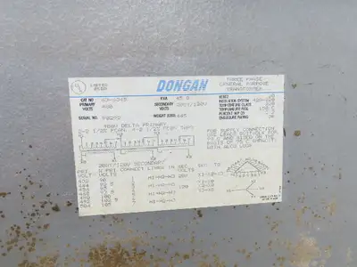 Used DONGAN _UNKNOWN_ Transformers Indiana US | Arrow Industrial #1365189