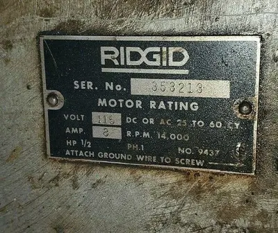 USED 1973 RIDGID 535
