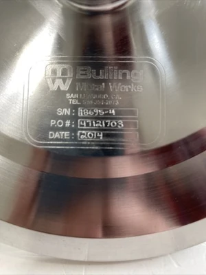 USED Bulling Metal Works 18695-4