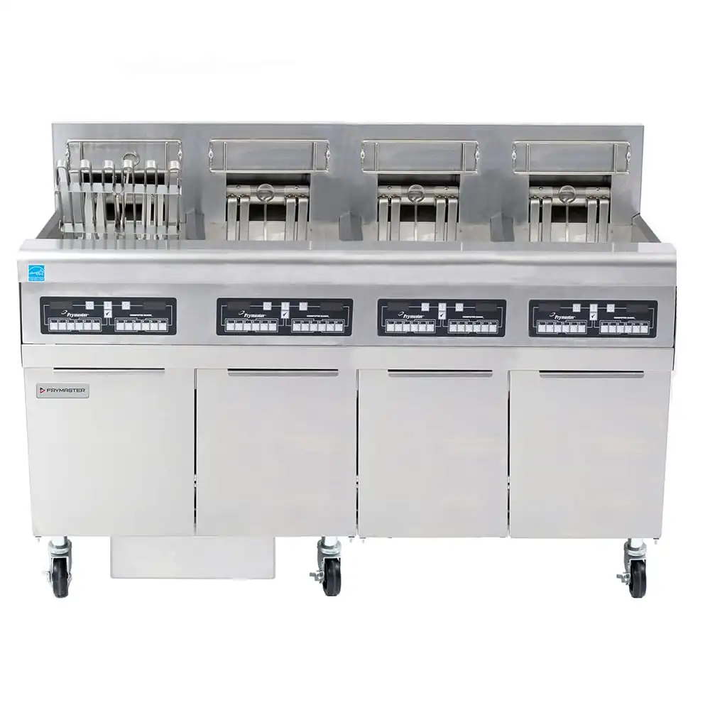 Frymaster FPRE417 Electric Fryer - (4) 50 Lb Vats, Floor Model, 208v/1ph