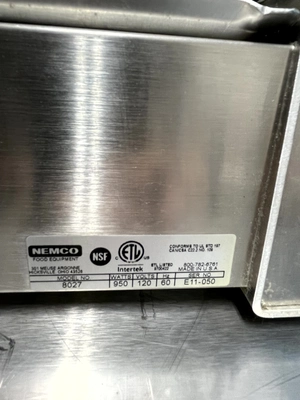 72-0391 Nemco 8027 Roller Grill