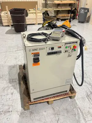 Used YASKAWA UP6 ROBOT CONTROLLER SYSTEM, TEACH PENDANT, CABLES Robot Parts | Maverick Industrial Sales #1104140