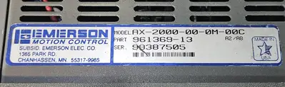 EMERSON AX-2000-00-0M-00C Servo Drive (BIN652)