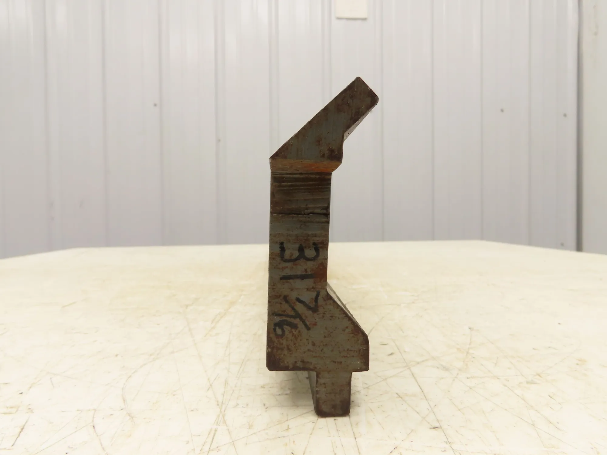 Press Brake Gooseneck Punch Die 31-1/2" Long 90° V 3/8" Finger 3-3/4" H
