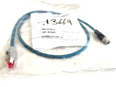 NEW KEYENCE OP-87907 ETHERNET CABLE OP87907