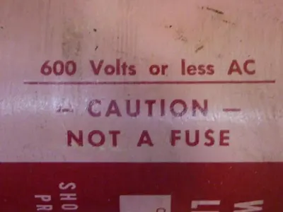 USED BUSSMANN 68600