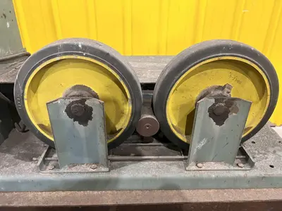 4,000 LB PANDJIRIS PIPER PIPE TANK TURNING ROLLS, DRIVE & IDLER: STOCK #20362