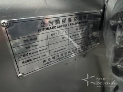 Used 2018 NANJING HANYOO AUTOMATION NJP 1200 Capsule Fillers California US | Star Industries #1254560