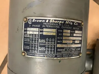 Used BROWN AND SHARPE M788-E3238-CW Motors (misc) Ohio US | Surplus Asset Holdings #1241649