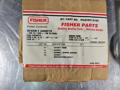 USED FISHER RGASKETX162