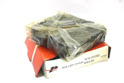Peer Chain #40-3 Triple Strand Roller Chain 10 Feet with 1 Connecting Link