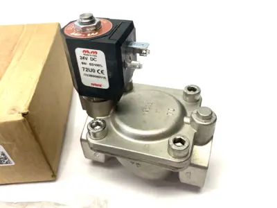 New | in-Stock M&M Pilot Operated 2/2-way Solenoid Valve EVB 2/2 NC G 1" Cann. Solenoid Valves Michigan US | Maverick Industrial Sales #1393091