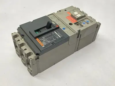 USED MERLIN GERIN CIRCUIT BREAKER 100A W/ VIGI NS 100/160 ADD-ON